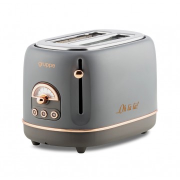 Gruppe TO-0201 Φρυγανιέρα 2 Θέσεων 815W Γκρι Gruppe TO-0201 Φρυγανιέρα 2 Θέσεων 815W Γκρι